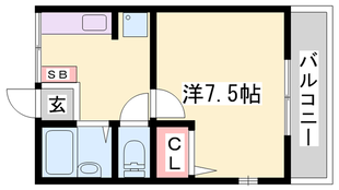 社町駅 バス15分  社高校前下車：停歩5分 2階の物件間取画像